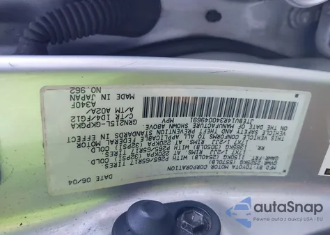 2004 Toyota 4Runner Sr5 V6 from USA, damaged, VIN JTEBU14R340049691